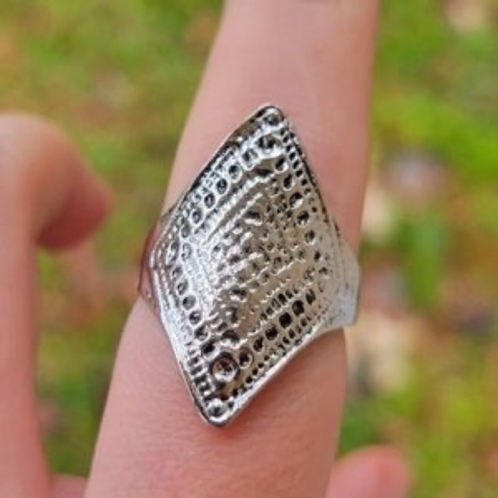 New Vintage Style Mesh Design Handmade Unisex Celtic Boho Sterling Silver Ring - Picture 11 of 11